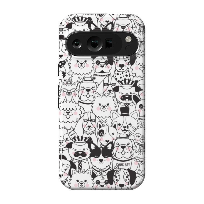 Pixel 9 pro StrongFit Puppy Party by Noonday Design