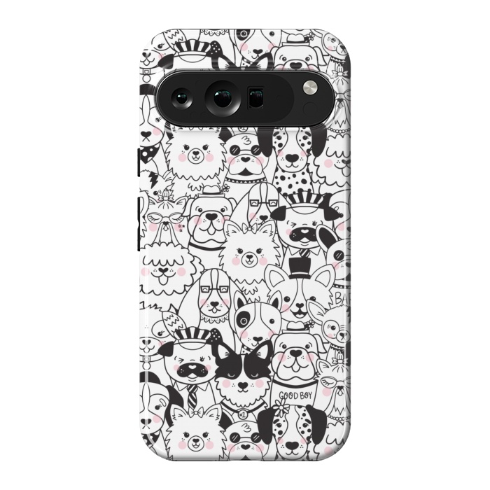 Pixel 9 Pro XL StrongFit Puppy Party by Noonday Design