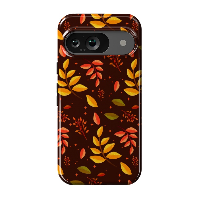 Pixel 9 StrongFit AUTUMN LEAVES PATTERN by MALLIKA