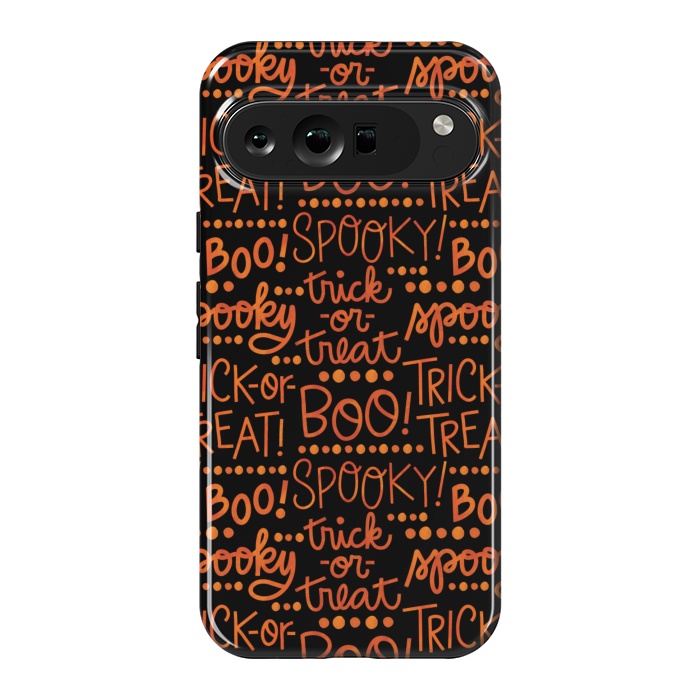 Pixel 9 Pro XL StrongFit Spooky Halloween Lettering by Noonday Design