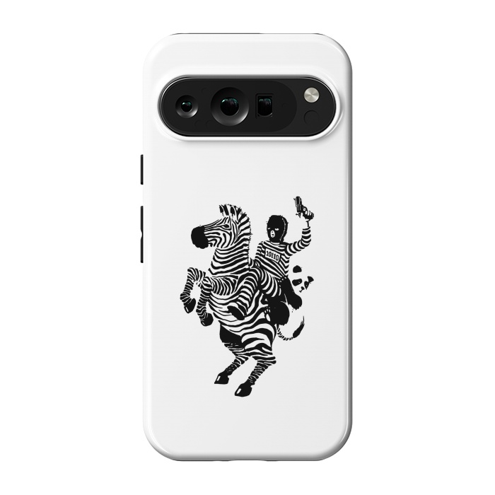 Pixel 9 pro StrongFit Zebra Ladrão Panda 2 by Vó Maria