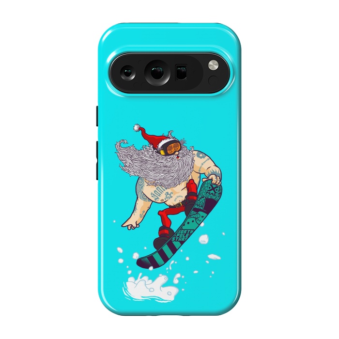 Pixel 9 pro StrongFit Klaus Snowboard by Vó Maria