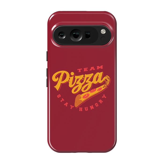 Pixel 9 pro StrongFit Team Pizza Stay Hungry by Vó Maria