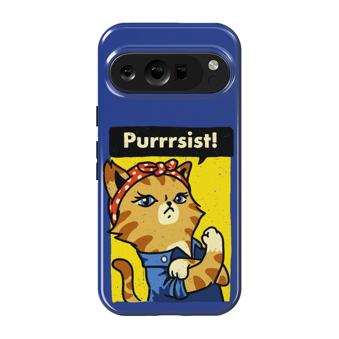 Pixel 9 pro StrongFit Purrsist Cat 2 We Can Do It Cat Lover by Vó Maria