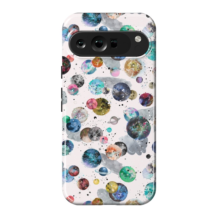 Pixel 9 Pro XL StrongFit Space Planets by Ninola Design