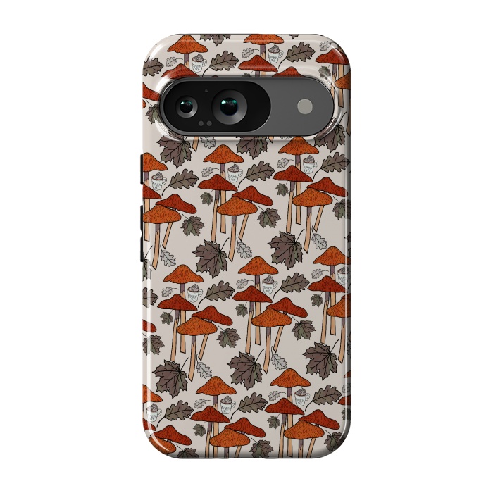 Pixel 9 StrongFit Autumn Mushrooms  by Steve Wade (Swade)