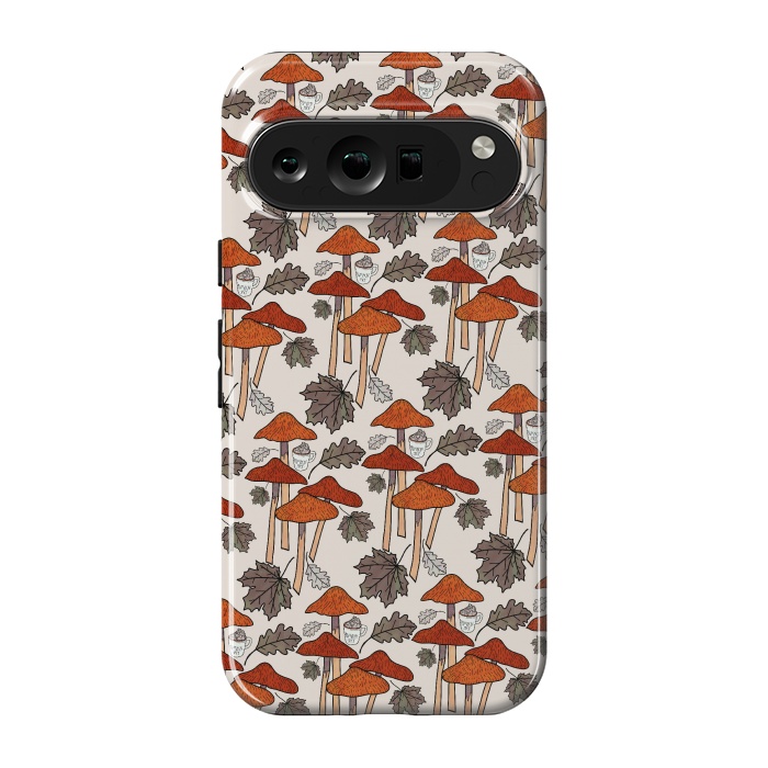 Pixel 9 pro StrongFit Autumn Mushrooms  by Steve Wade (Swade)