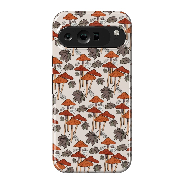 Pixel 9 Pro XL StrongFit Autumn Mushrooms  by Steve Wade (Swade)