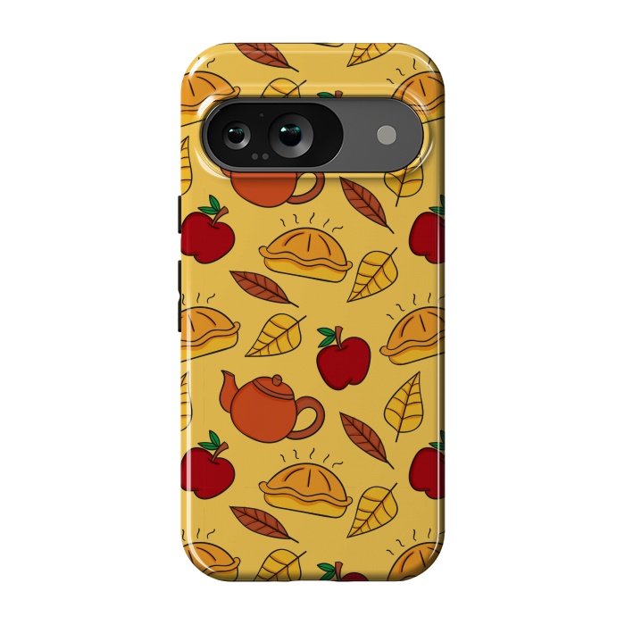 Pixel 9 StrongFit apple pie pattern by MALLIKA