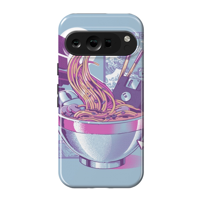 Pixel 9 pro StrongFit Web Ramen by Ilustrata