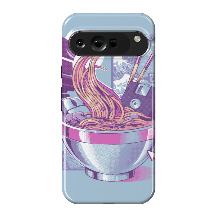 Pixel 9 Pro XL StrongFit Web Ramen by Ilustrata