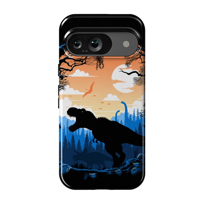 Pixel 9 StrongFit Prehistoric sunset Rex by Alberto