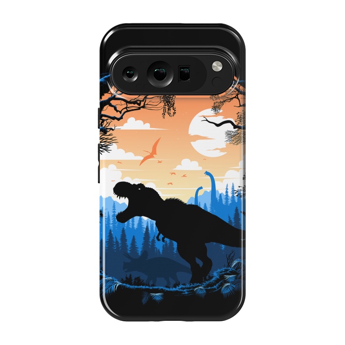 Pixel 9 pro StrongFit Prehistoric sunset Rex by Alberto