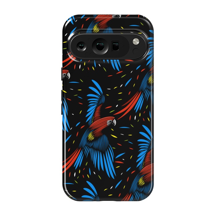 Pixel 9 pro StrongFit Tribal Macaw by Alberto