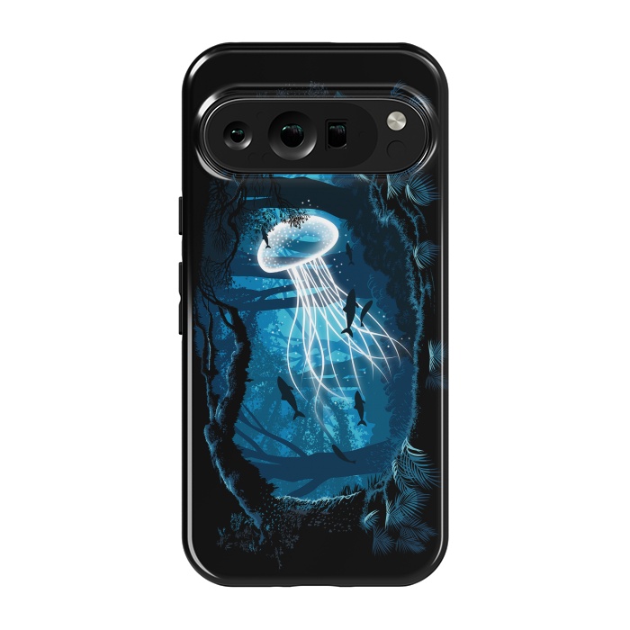 Pixel 9 pro StrongFit Jelly Fish Forest by Alberto