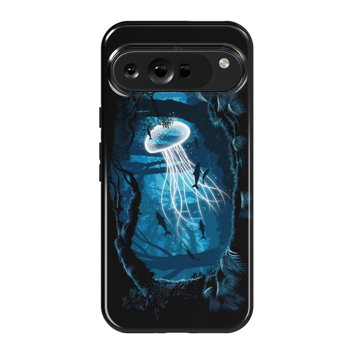 Pixel 9 Pro XL StrongFit Jelly Fish Forest by Alberto