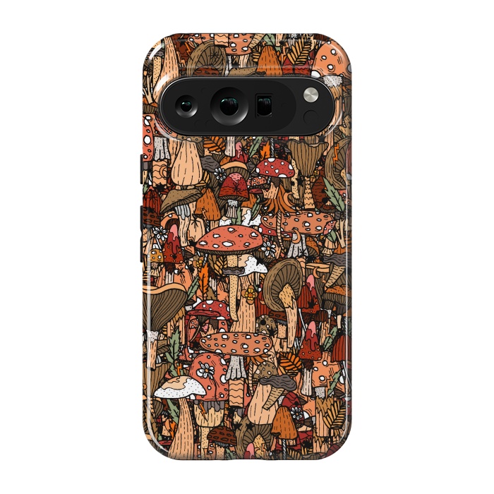 Pixel 9 pro StrongFit Autumnal Mushrooms by Steve Wade (Swade)