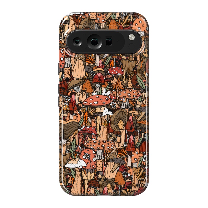 Pixel 9 Pro XL StrongFit Autumnal Mushrooms by Steve Wade (Swade)