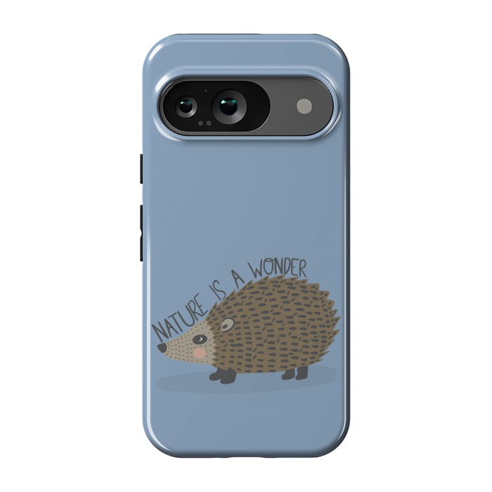 Pixel 9 StrongFit Nature is a Wonder Hedgehog  by Edith May