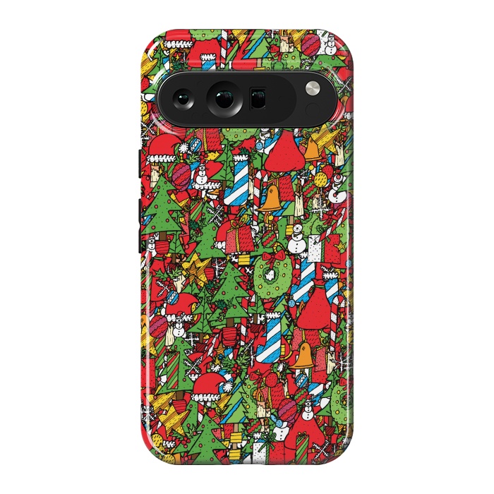 Pixel 9 Pro XL StrongFit The festive pattern by Steve Wade (Swade)