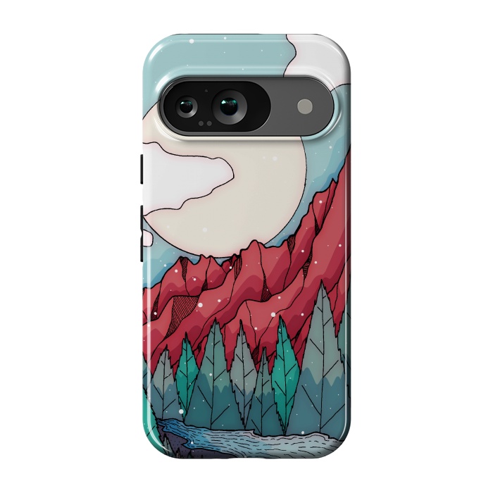 Pixel 9 StrongFit The red winter mountain river by Steve Wade (Swade)