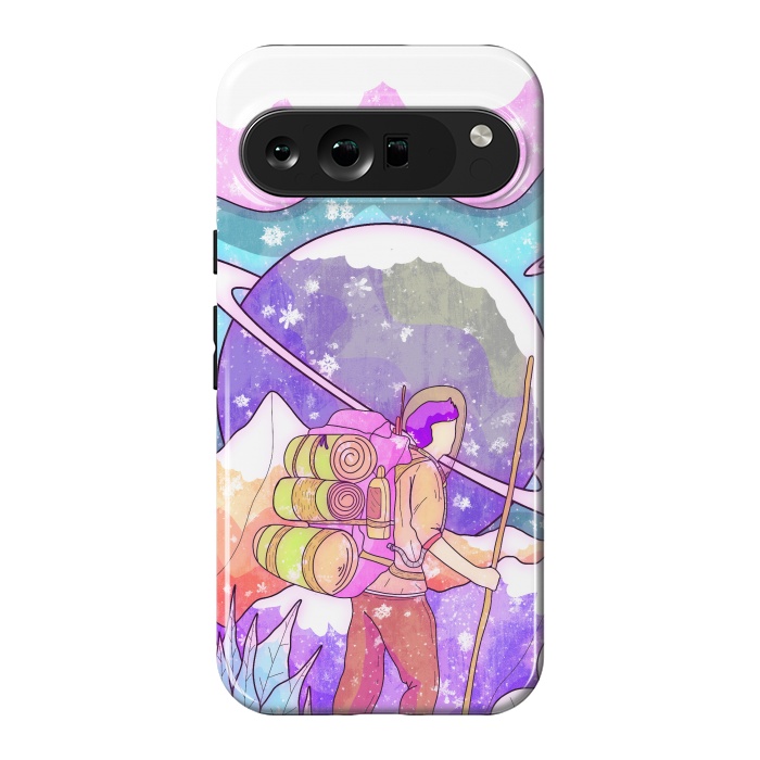 Pixel 9 Pro XL StrongFit The winter space pilgrim by Steve Wade (Swade)