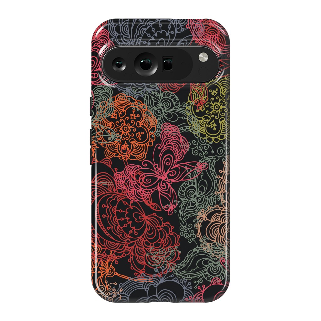 Pixel 9 Pro XL StrongFit pretty butterfly pattern by MALLIKA