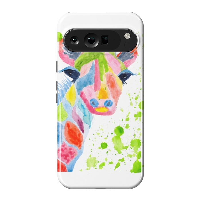 Pixel 9 Pro XL StrongFit Giraffe watercolor  by ArtKingdom7