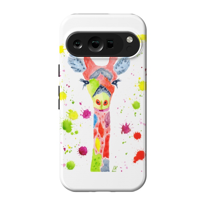 Pixel 9 pro StrongFit Giraffe watercolor 2 by ArtKingdom7