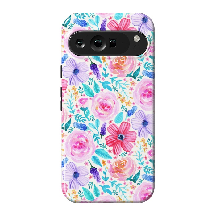 Pixel 9 Pro XL StrongFit Bold Blooms - Cool Colours by Tangerine-Tane