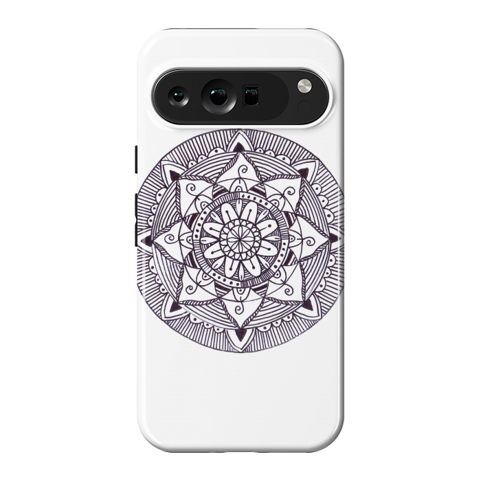 Pixel 9 Pro XL StrongFit Mandala drawing art by ArtKingdom7