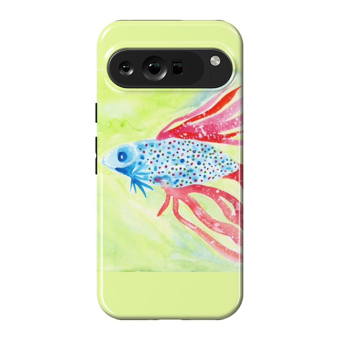 Pixel 9 Pro XL StrongFit Betta fish watercolor by ArtKingdom7