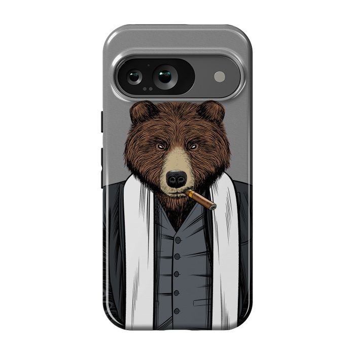 Pixel 9 StrongFit Mafia Grizzly Bear by Alberto