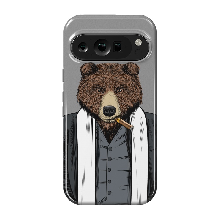 Pixel 9 pro StrongFit Mafia Grizzly Bear by Alberto