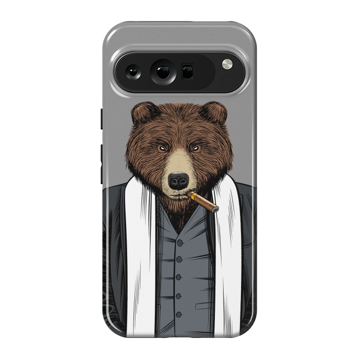 Pixel 9 Pro XL StrongFit Mafia Grizzly Bear by Alberto