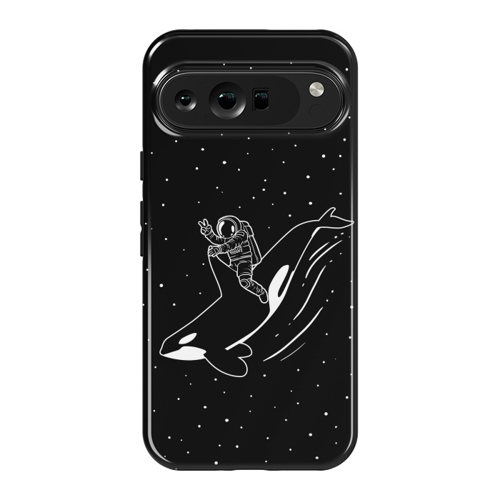 Pixel 9 Pro XL StrongFit Killer Whale Astronaut by Alberto