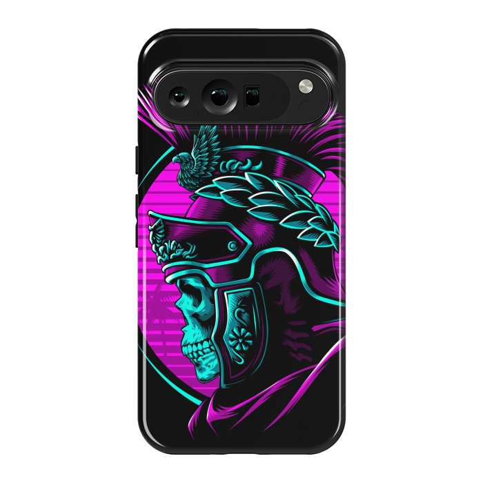 Pixel 9 Pro XL StrongFit Retro Roman Skull by Alberto