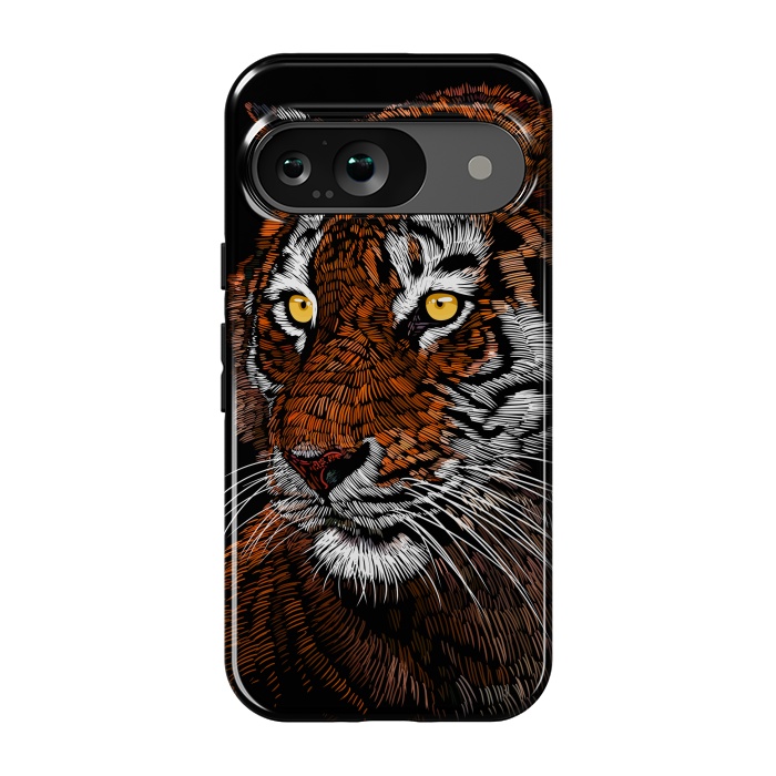 Pixel 9 StrongFit Realistic Tiger by Alberto