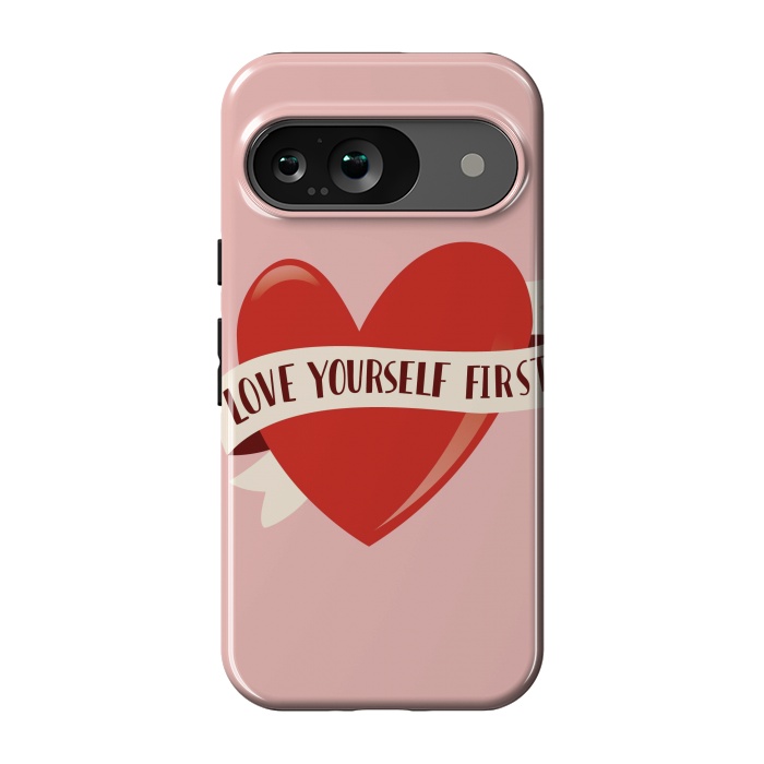 Pixel 9 StrongFit Love Yourself First, Happy Valentine's Day by Jelena Obradovic