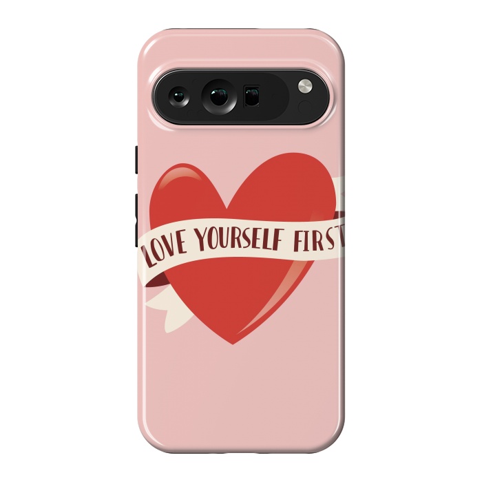 Pixel 9 Pro XL StrongFit Love Yourself First, Happy Valentine's Day by Jelena Obradovic