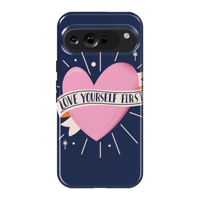 Pixel 9 Pro XL StrongFit Love Yourself First, Happy Valentine's Day 2 by Jelena Obradovic