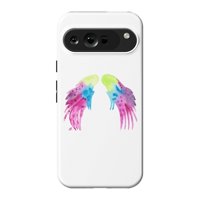 Pixel 9 Pro XL StrongFit Angel wings watercolor  by ArtKingdom7