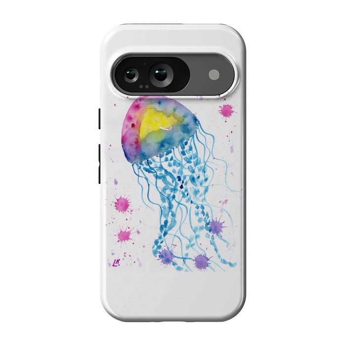 Pixel 9 StrongFit Jellyfish watercolor 22 by ArtKingdom7