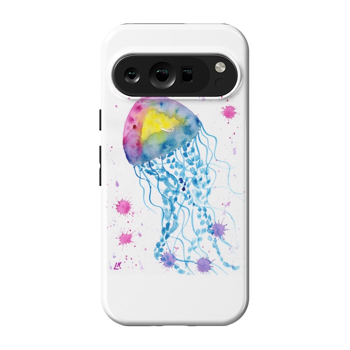 Pixel 9 pro StrongFit Jellyfish watercolor 22 by ArtKingdom7