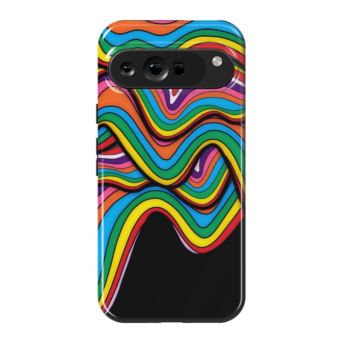 Pixel 9 Pro XL StrongFit The falling waves by Steve Wade (Swade)