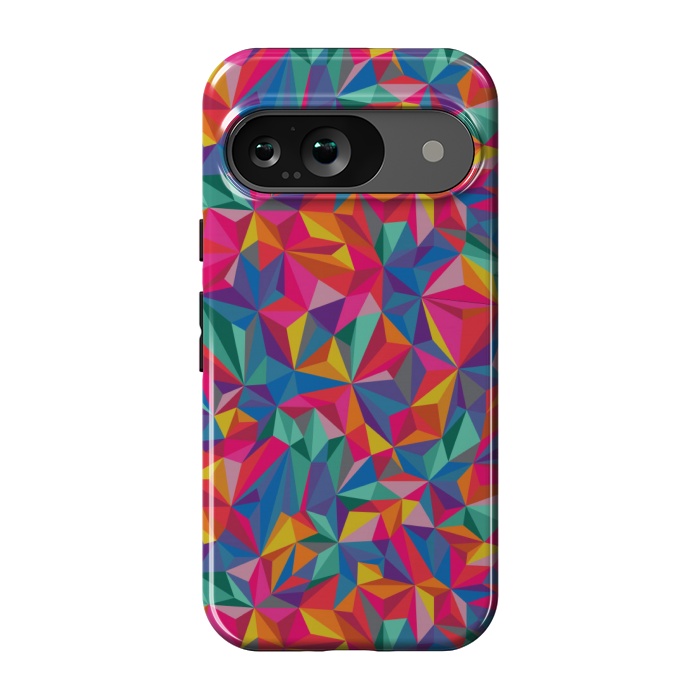 Pixel 9 StrongFit multi color diamond pattern by MALLIKA