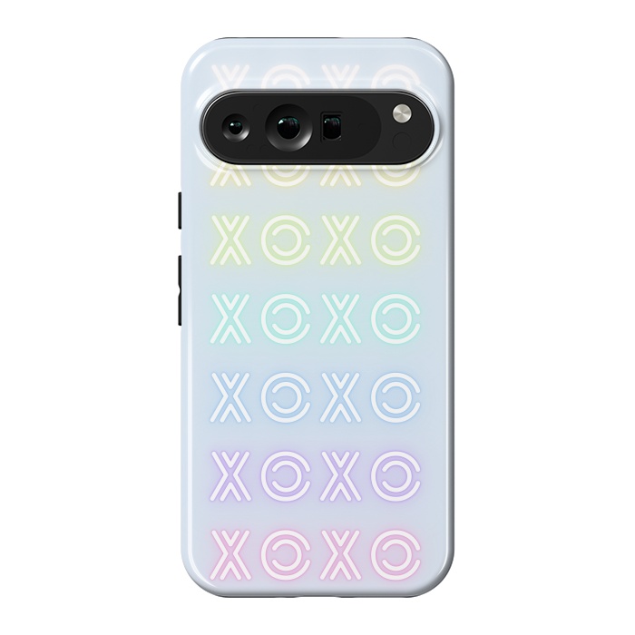 Pixel 9 Pro XL StrongFit Pastel neon XOXO typo Valentine by Oana 