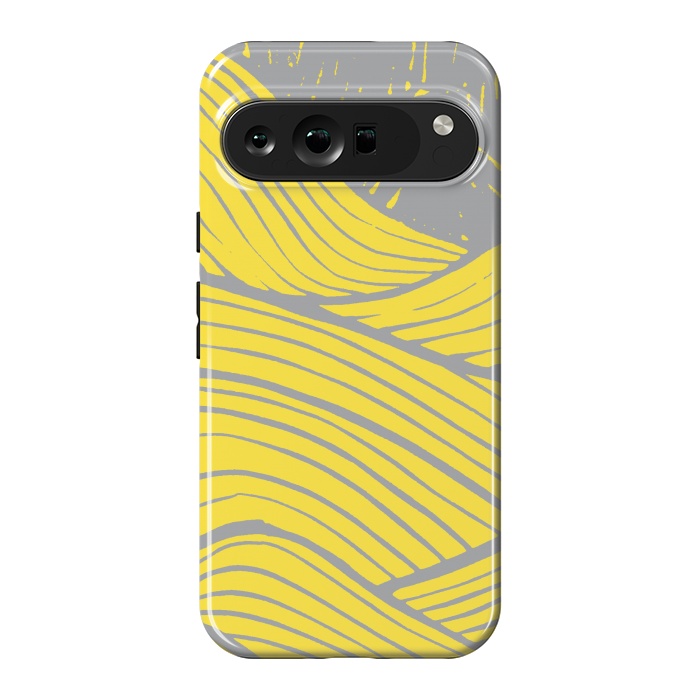 Pixel 9 Pro XL StrongFit The yellow waves by Steve Wade (Swade)