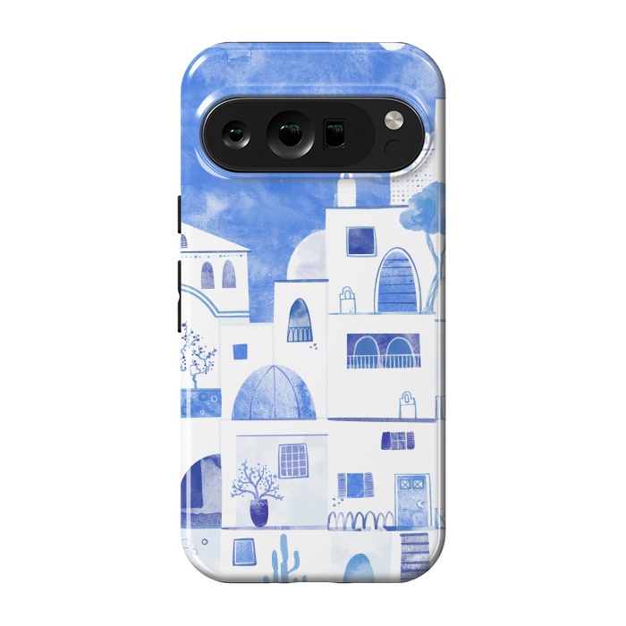 Pixel 9 pro StrongFit Santorini by Nic Squirrell