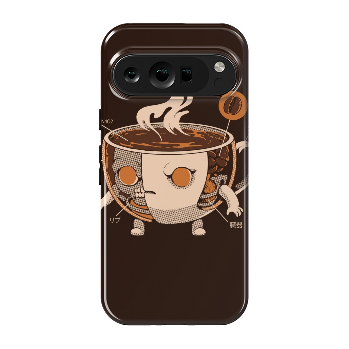 Pixel 9 pro StrongFit Coffeezilla X-ray by Ilustrata